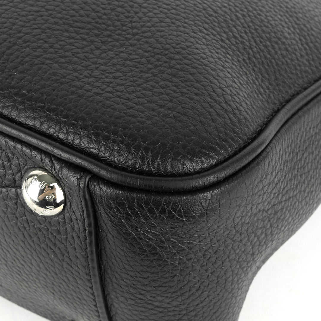 armand taurillon leather messenger bag