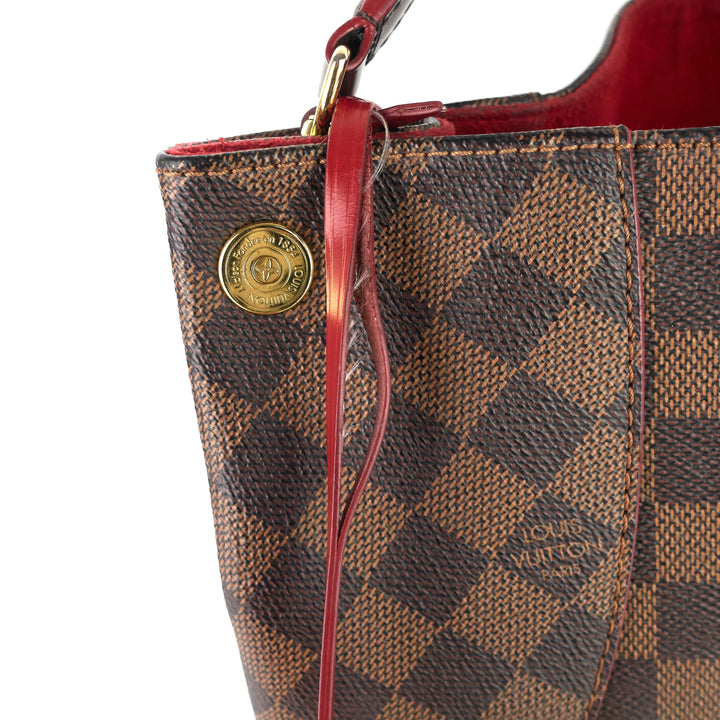 caissa damier ebene canvas tote bag