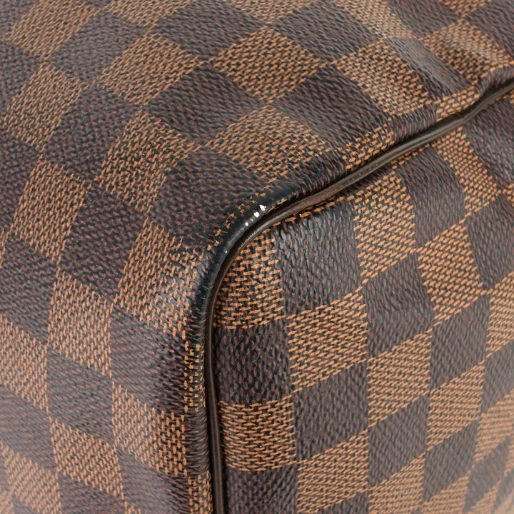 speedy 35 damier ebene canvas bag