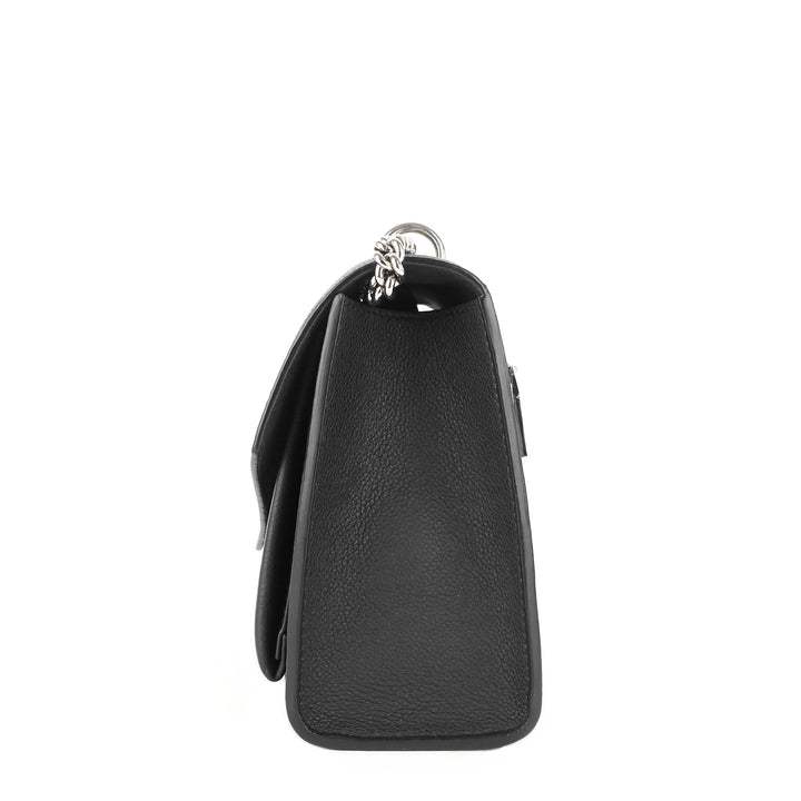 mylockme calfskin leather chain shoulder bag