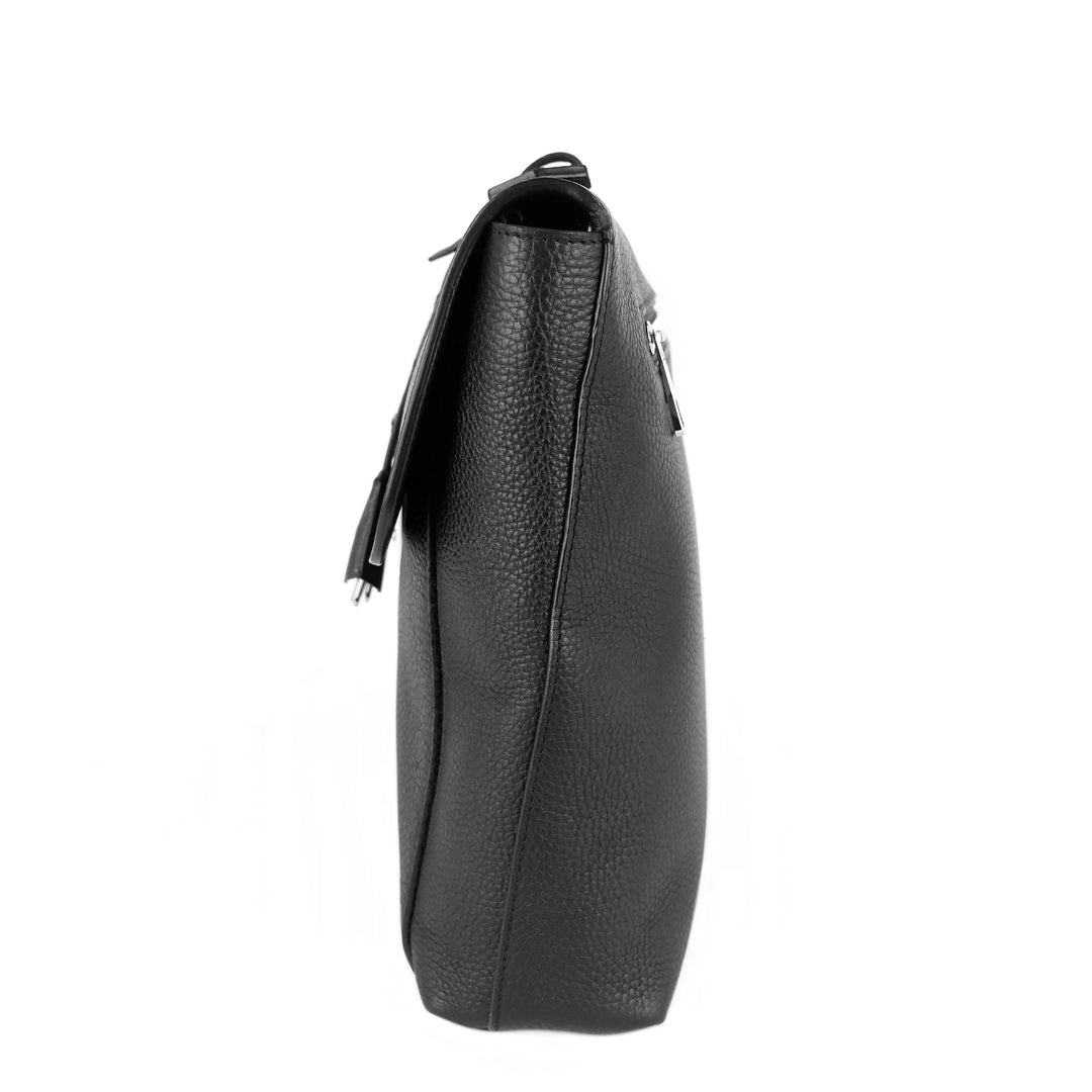 serviette dorian taurillon leather briefcase bag