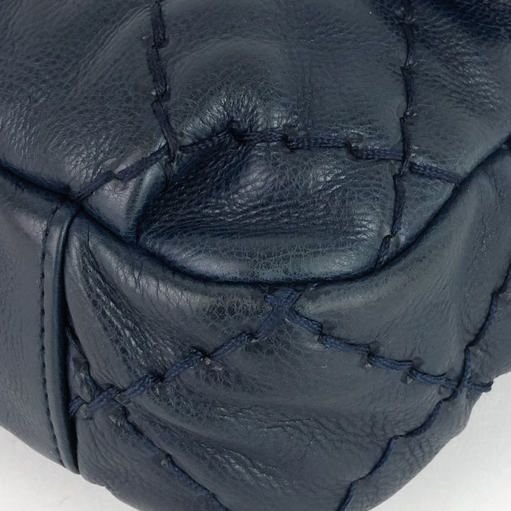 ultimate stitch calfskin shoulder bag