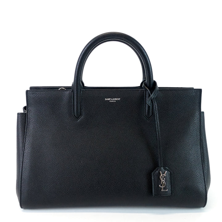 rive gauche cabas leather small bag
