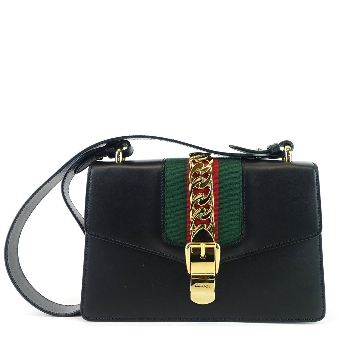 sylvie small leather bag