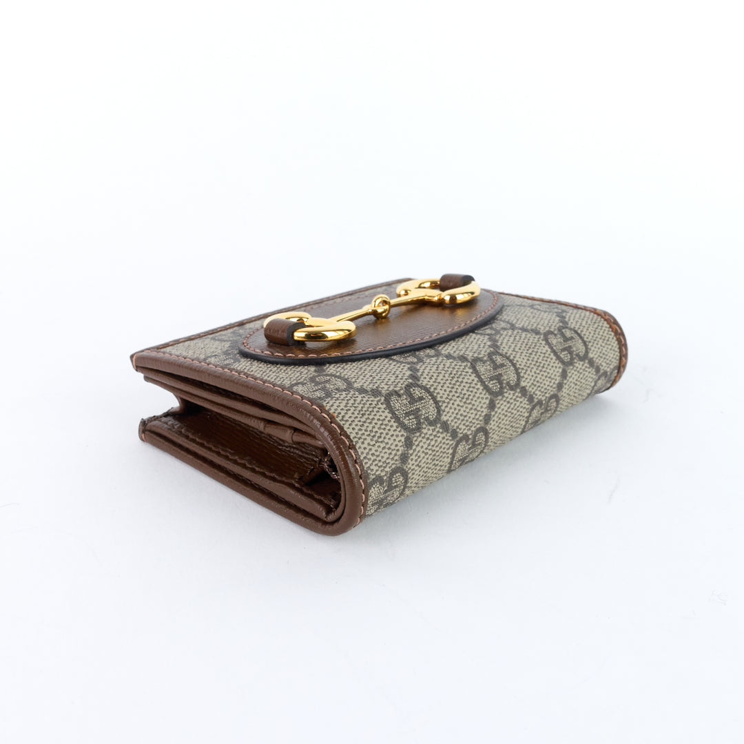 horsebit 1955 gg supreme canvas card case