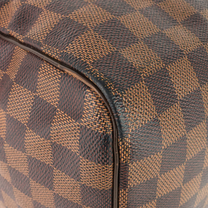 speedy 35 damier ebene canvas bag