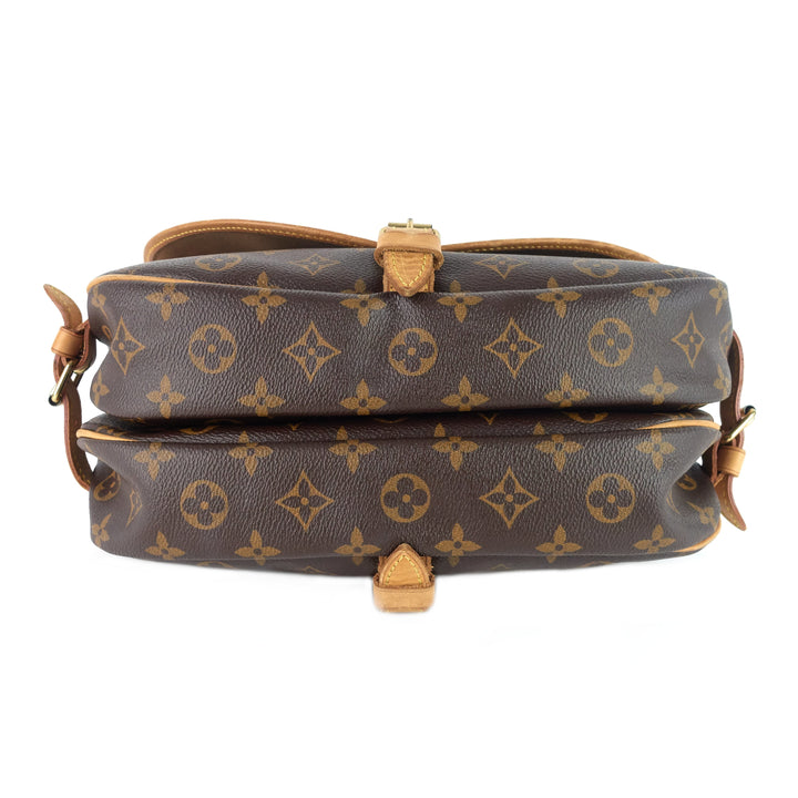 saumur 30 monogram canvas bag