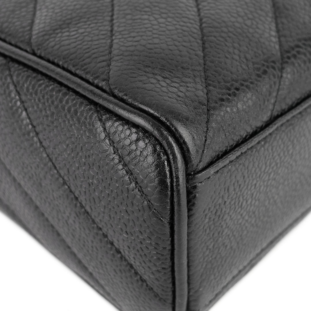 quilted caviar leather cc camera bag