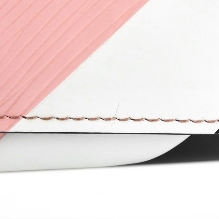 twist leather and reverse monogram wallet on chain bag