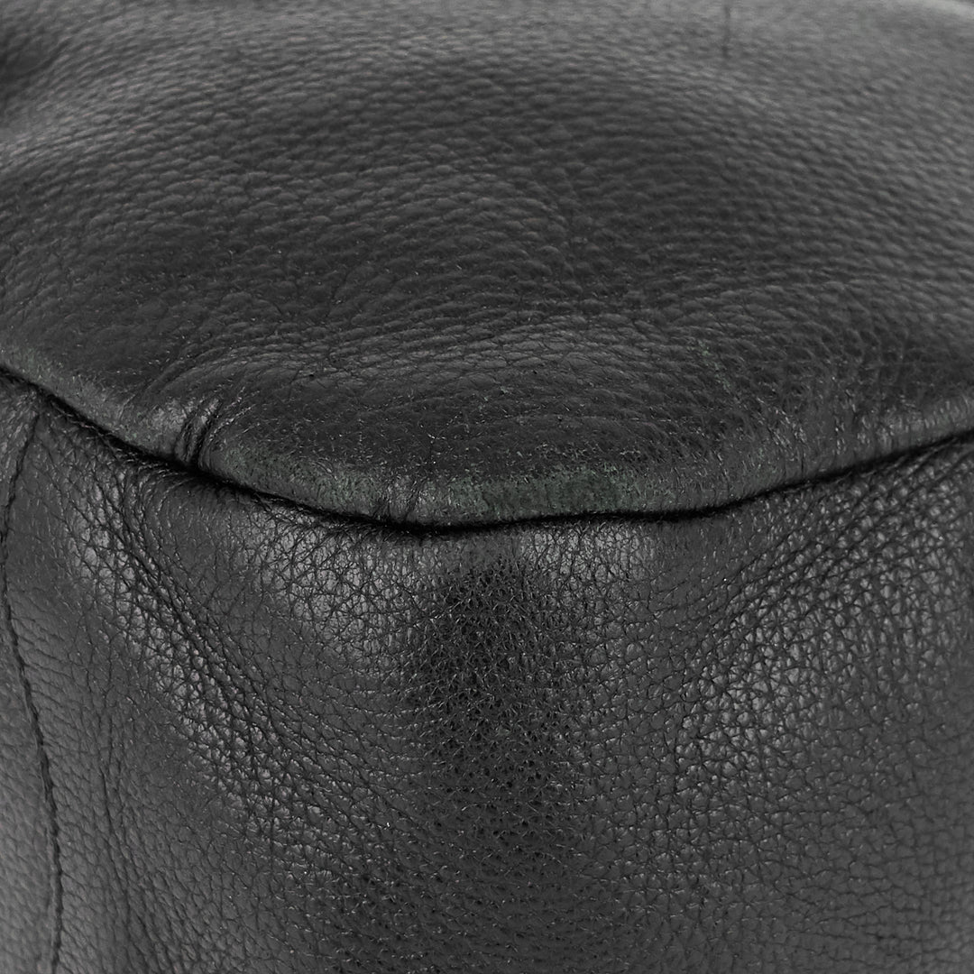 vitello daino leather hobo bag