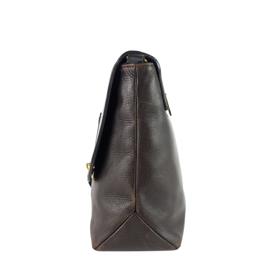 omaha utah leather messenger bag