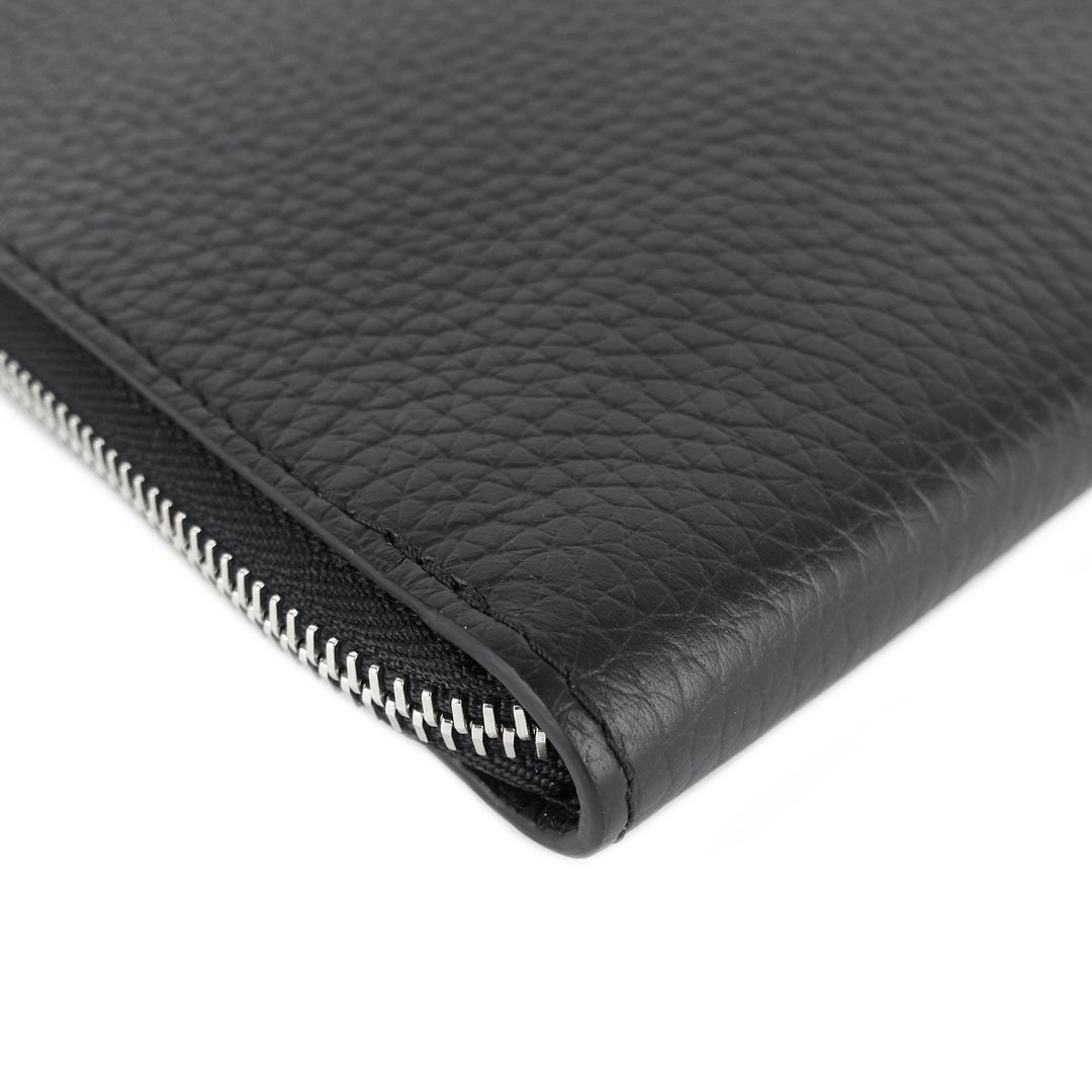 zip around jour gm taurillon leather pochette bag