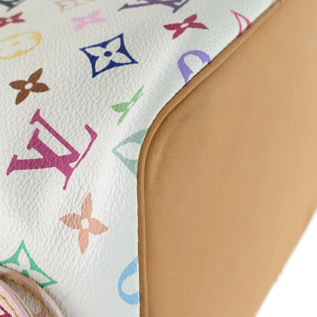 petit noé monogram multicolore canvas bag