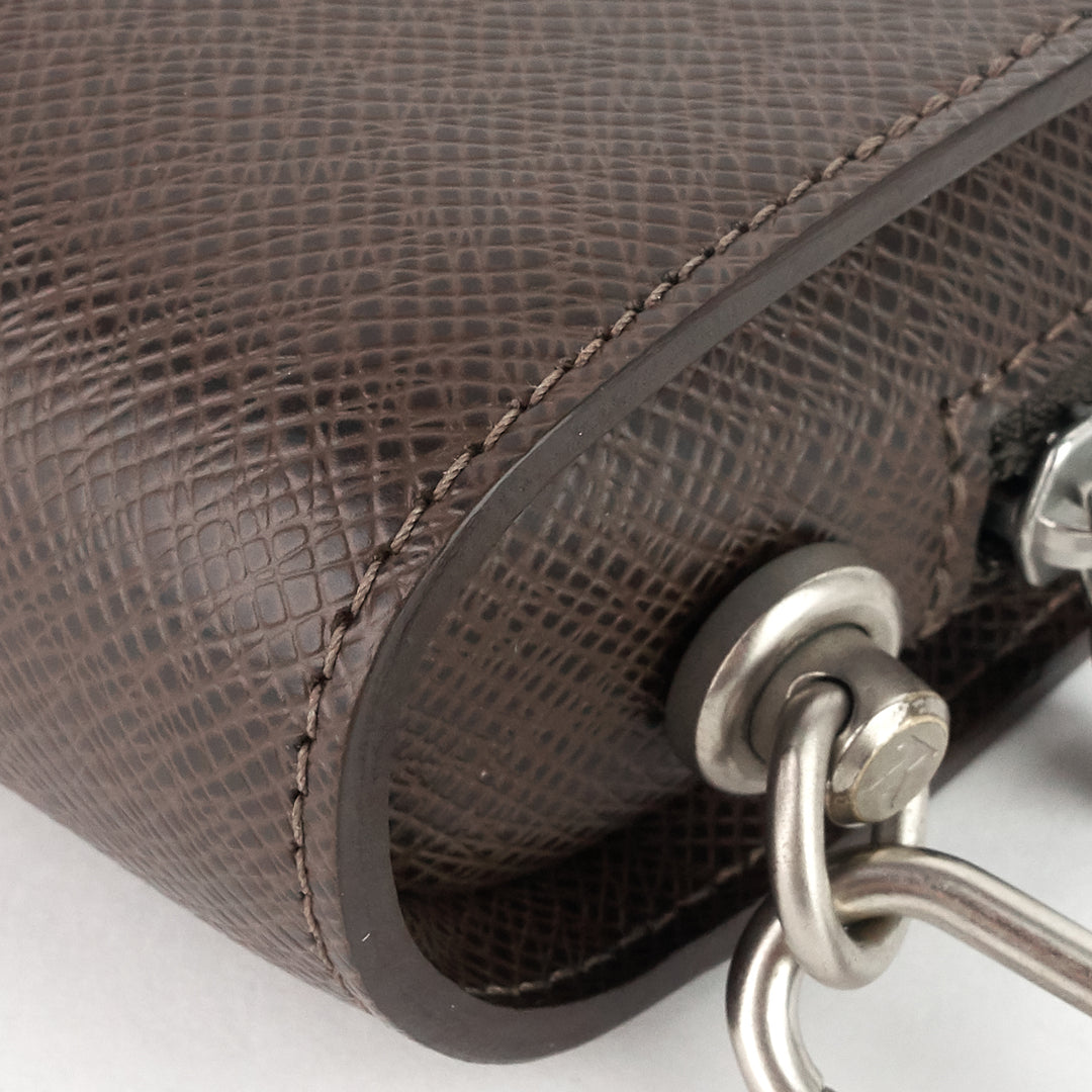 pochette baikal grizzli taiga leather bag