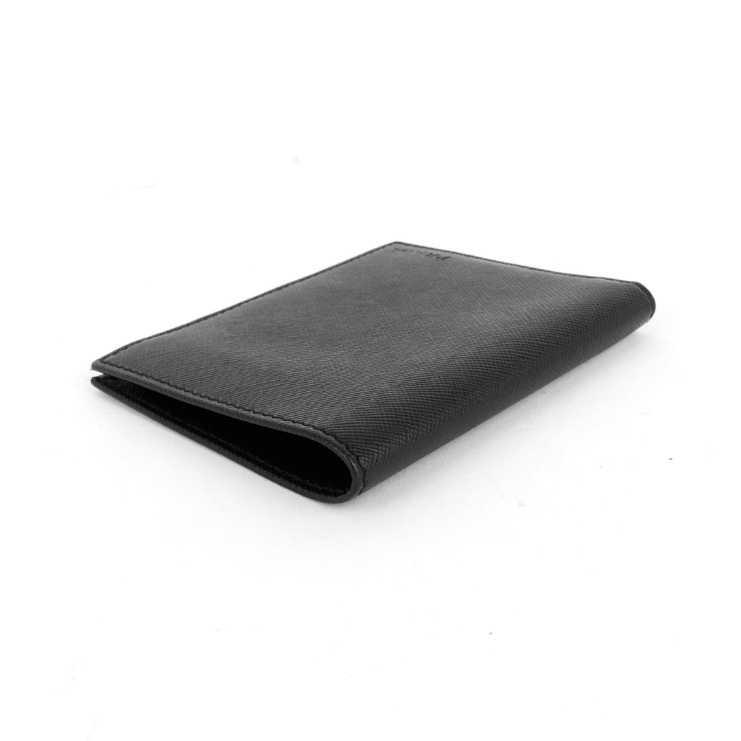 saffiano leather bifold wallet