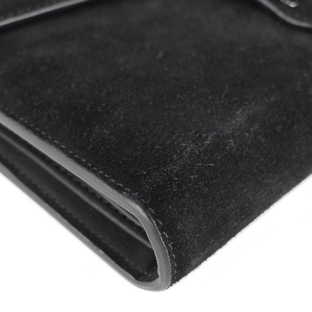 dionysus chain mini suede bag