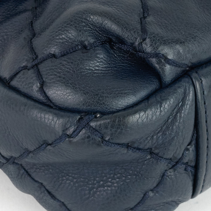 ultimate stitch calfskin shoulder bag