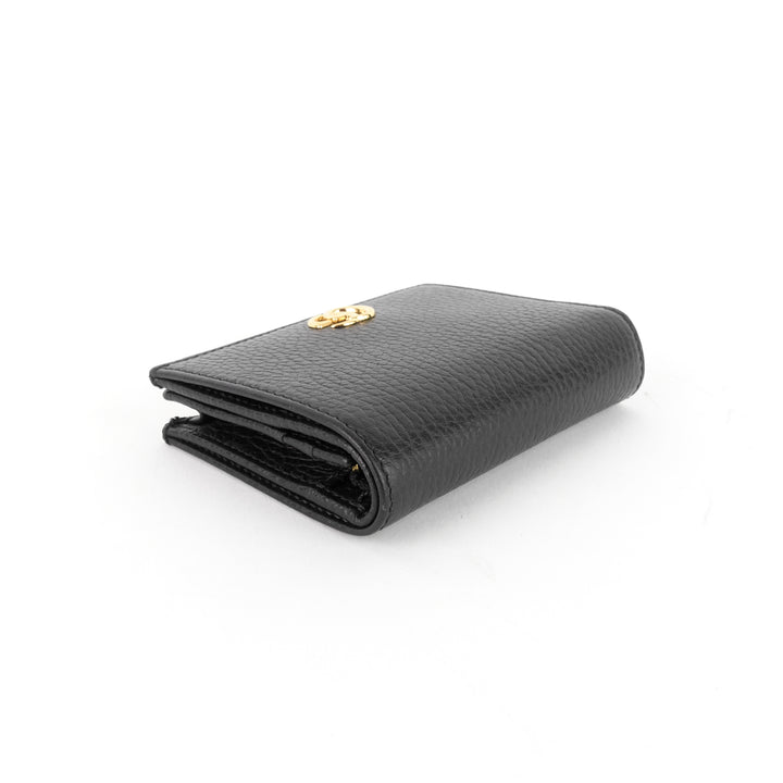 marmont pebbled calfskin card case