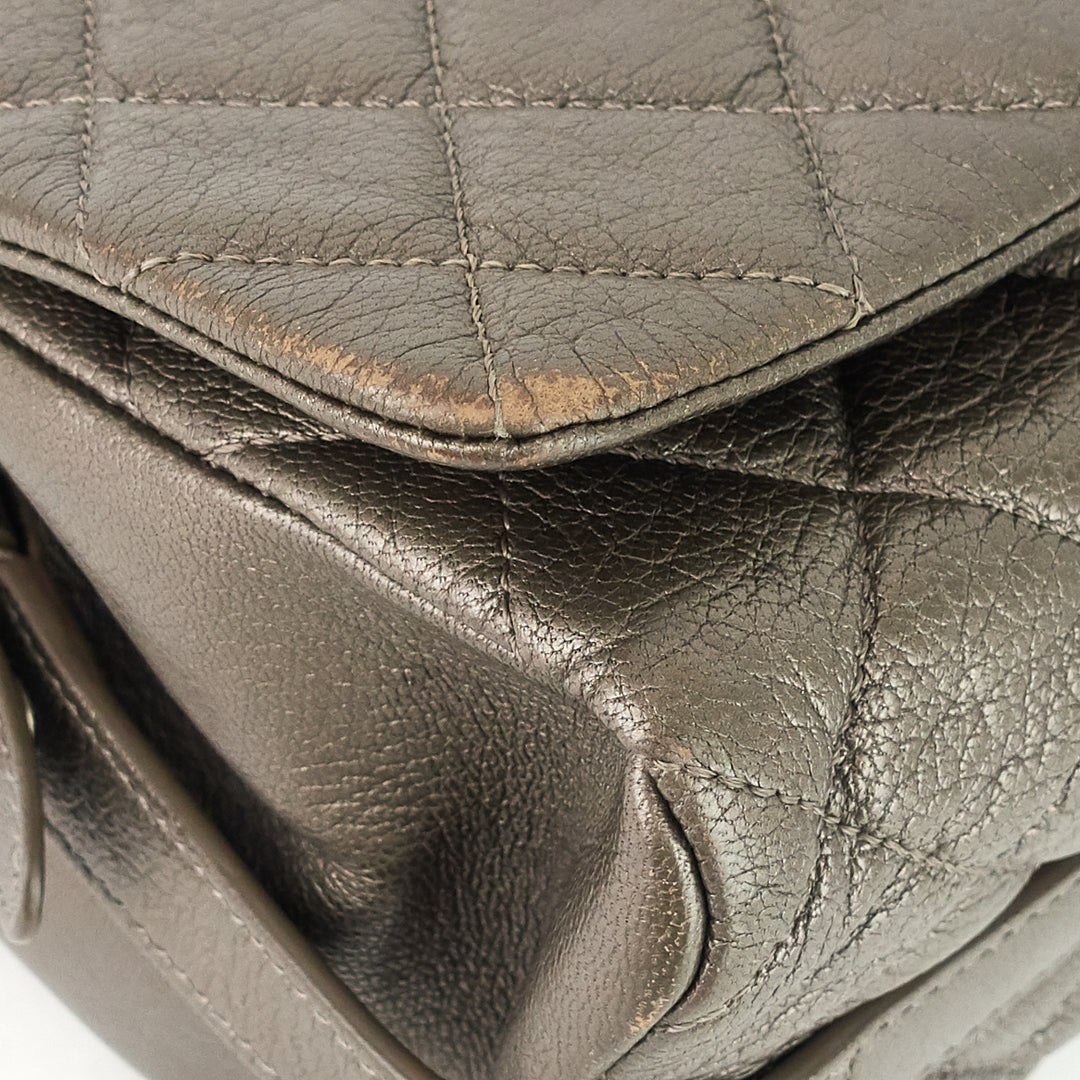 Pre-Owned Chanel City Rock Large Goatskin Flap Bag – Poshbag Boutique
