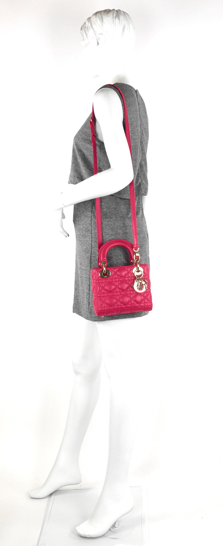 lady dior mini cannage lambskin leather bag