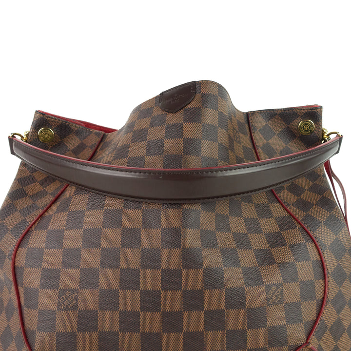 caissa damier ebene canvas tote bag