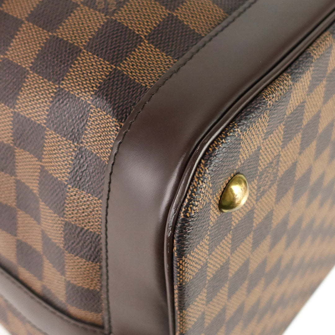 grimaud damier ebene canvas weekender bag