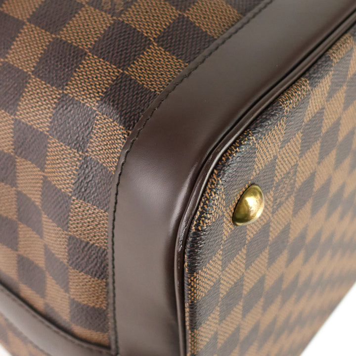 grimaud damier ebene canvas weekender bag