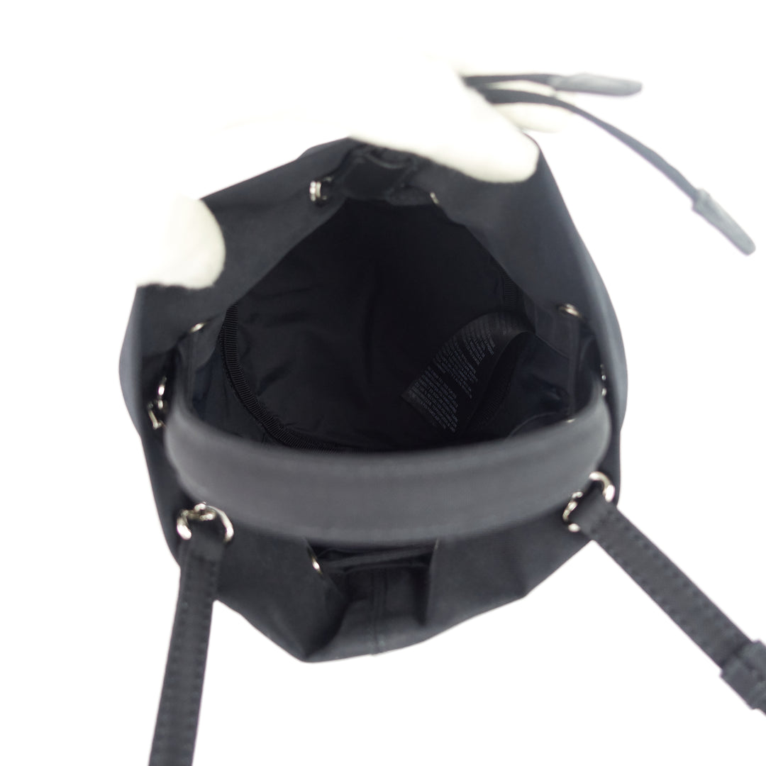 wheel xs nylon drawstring bucket bag
