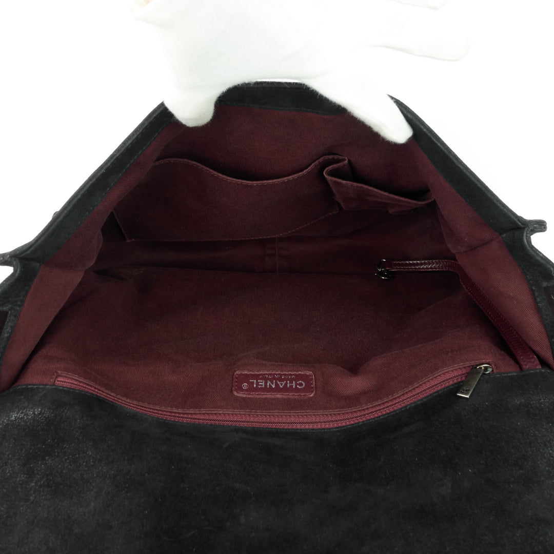 boy xl gentle goatskin leather flap bag