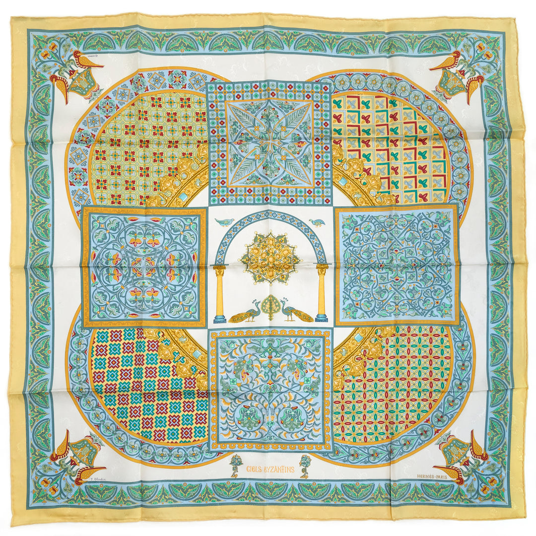 ciels byzantins silk scarf