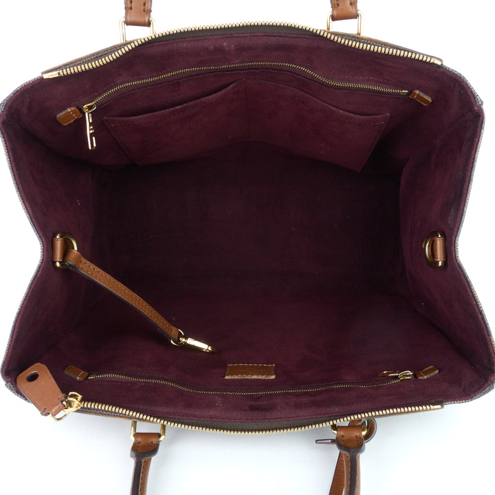 greenwich damier ebene canvas bag