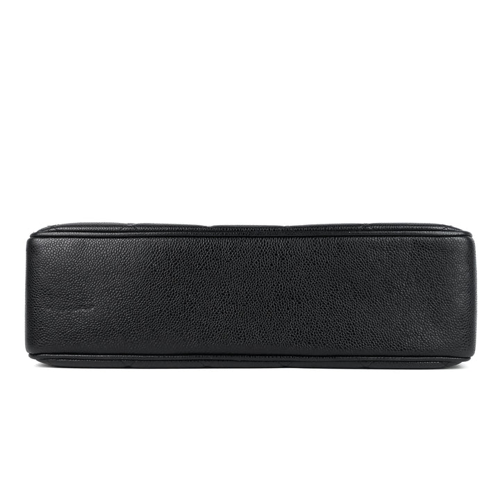 cc turnlock caviar leather bag