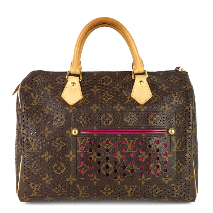 speedy 30 perforated monogram canvas 2006 limited edition bag