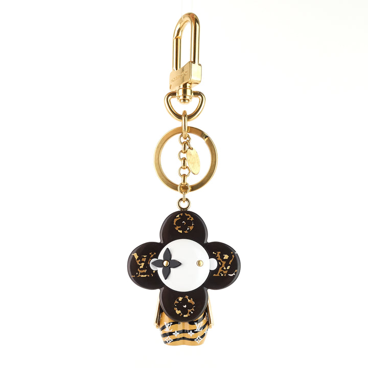 vivienne monogram jungle/animal print key ring