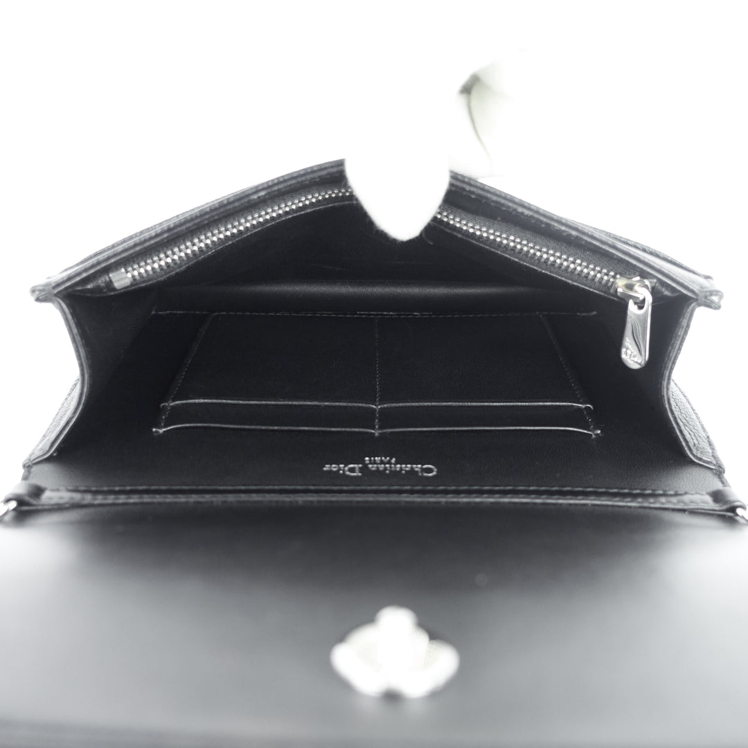 Diorama Wallet on Chain Calfskin Leather Bag – Poshbag Boutique