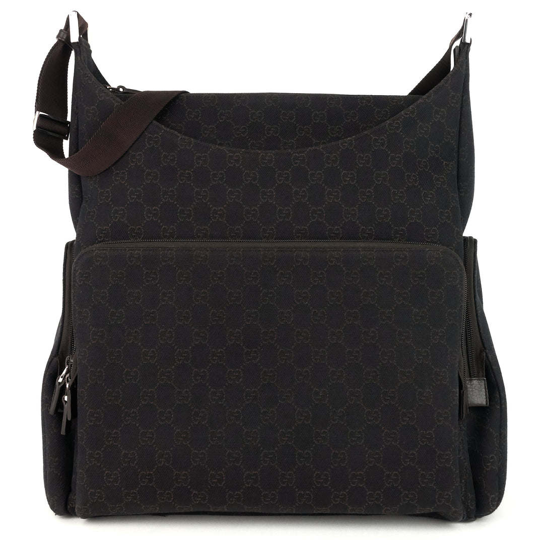 zip pockets xl monogram canvas diaper bag