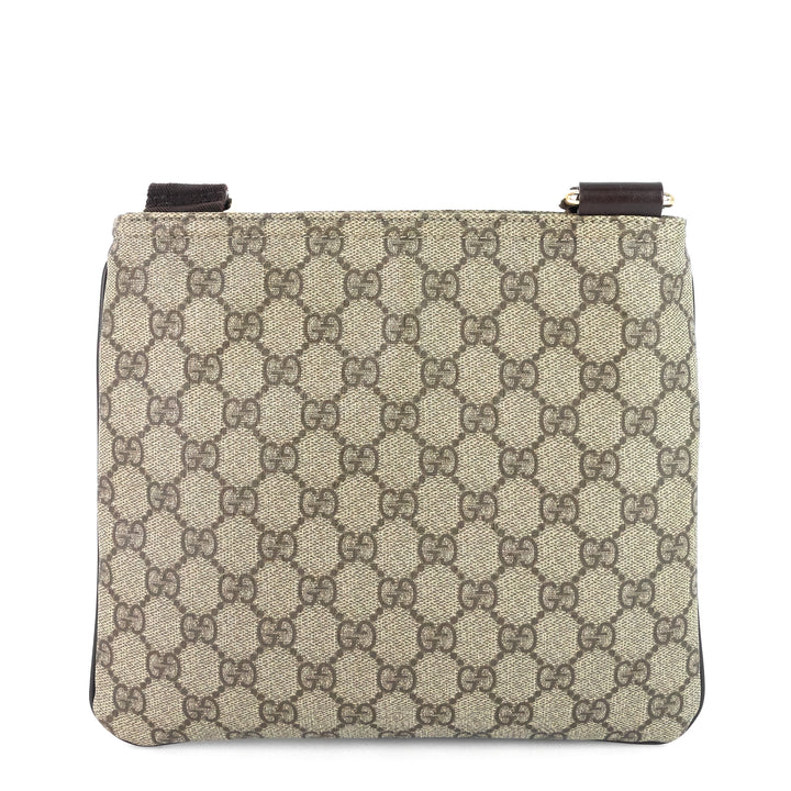 zip top supreme monogram canvas small messenger bag