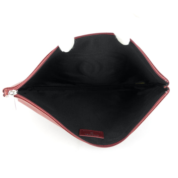 timeless cc caviar leather pouch