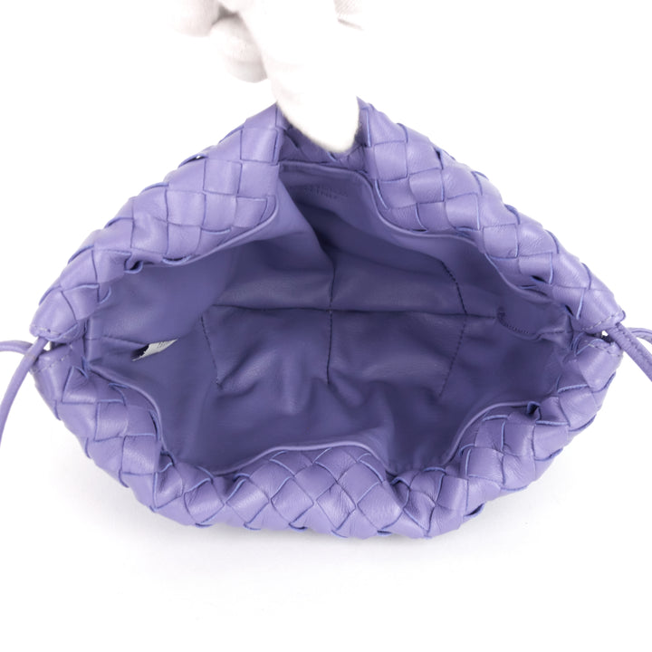 bulb mini intrecciato nappa leather bag