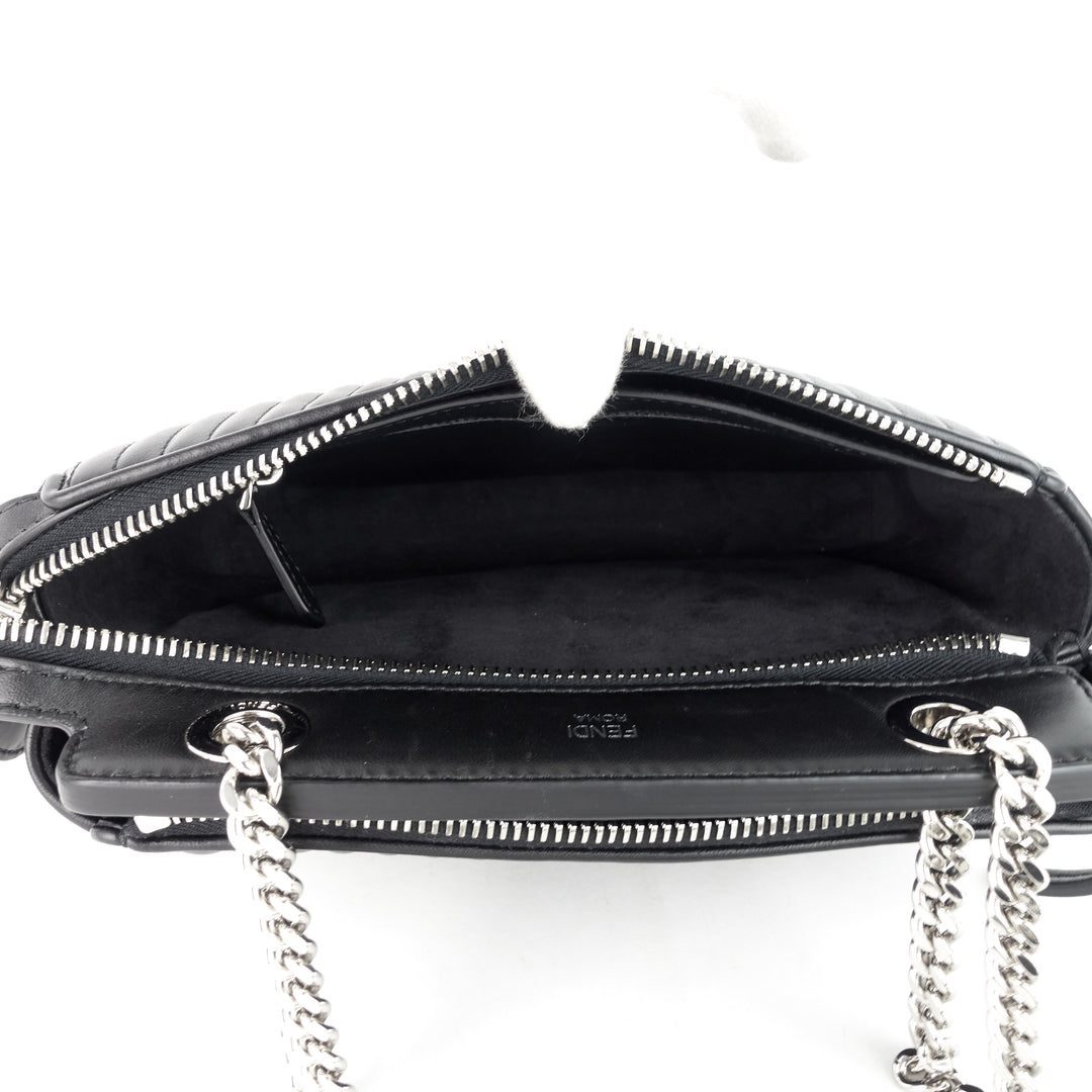 dotcom click quilted leather shoulder bag