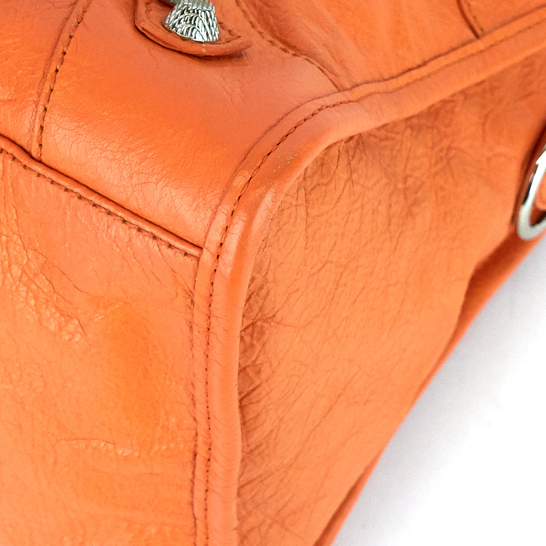 part time classic studs leather handbag