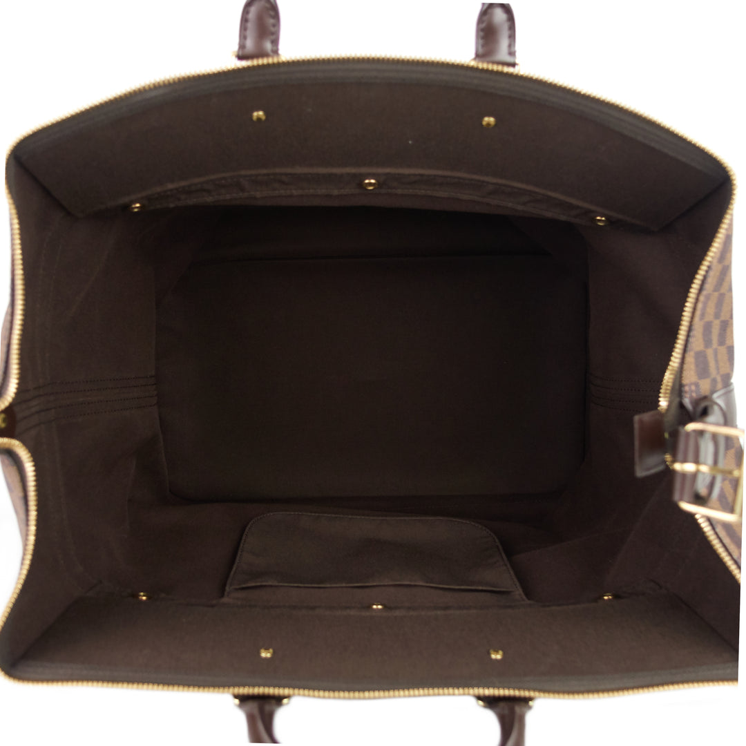 grimaud damier ebene canvas weekender bag