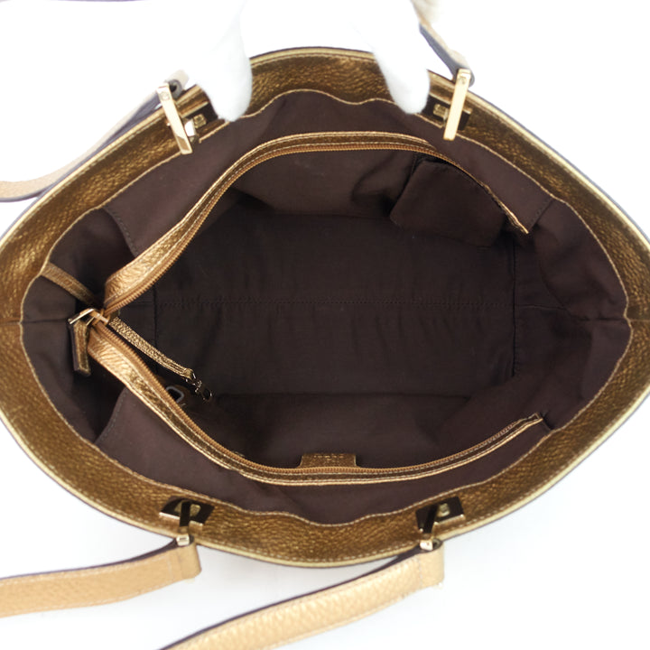 gg canvas punch tote bag