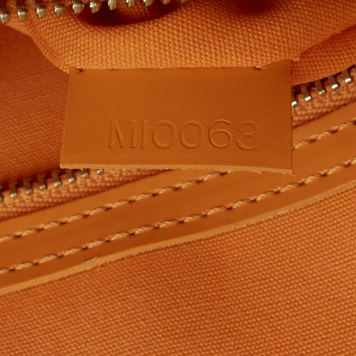 saint tropez orange epi leather bag