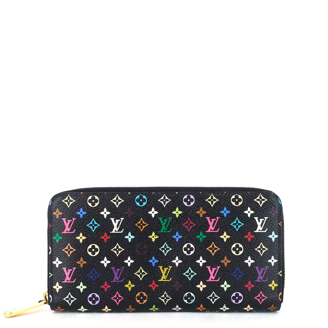 monogram multicolore canvas zippy wallet