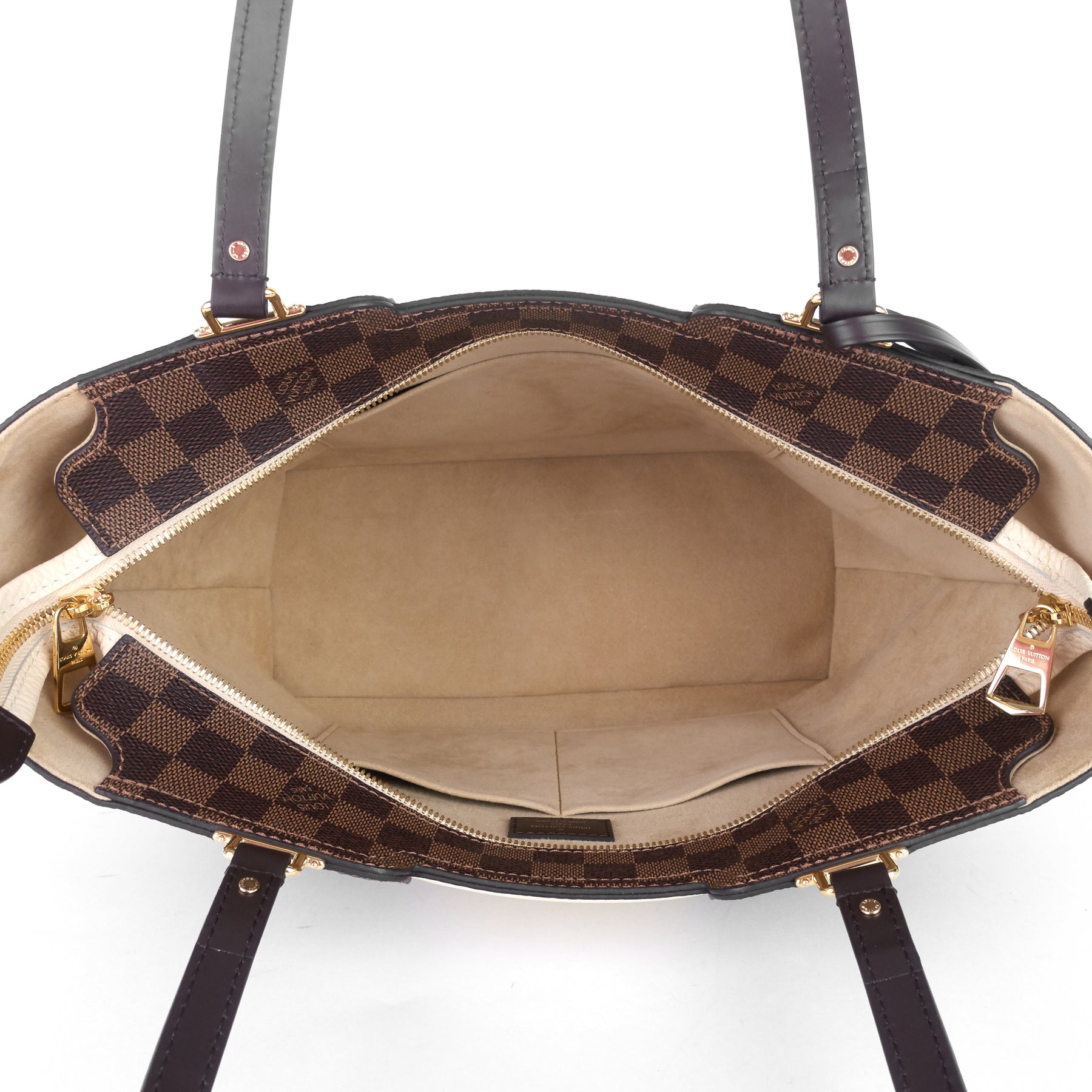 Jersey cloth tote Louis Vuitton Beige in Cloth - 37501094