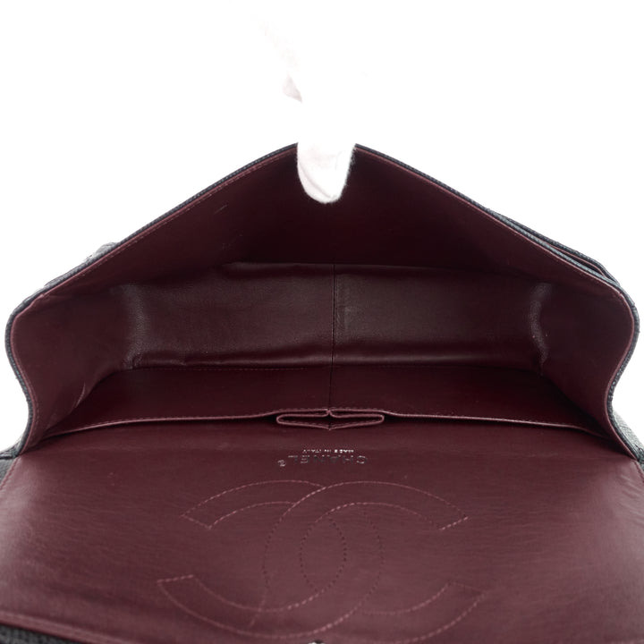 classic double flap caviar leather jumbo bag