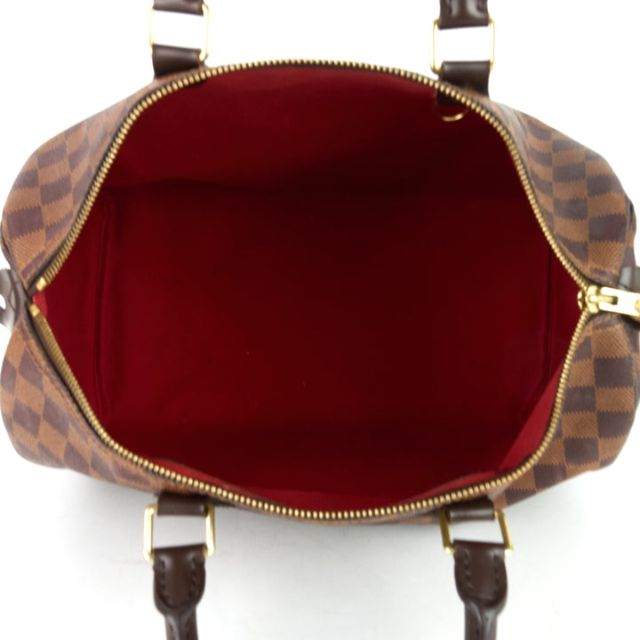 speedy 35 damier ebene canvas bag