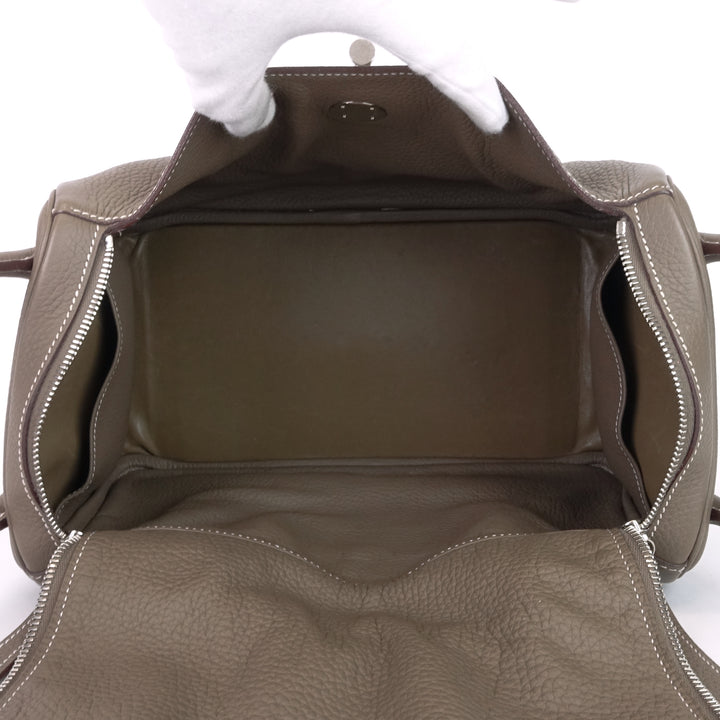 lindy 34 clemence leather shoulder bag