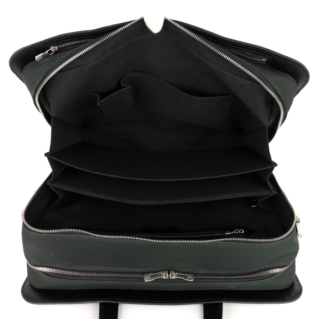 nevski taiga leather briefcase bag